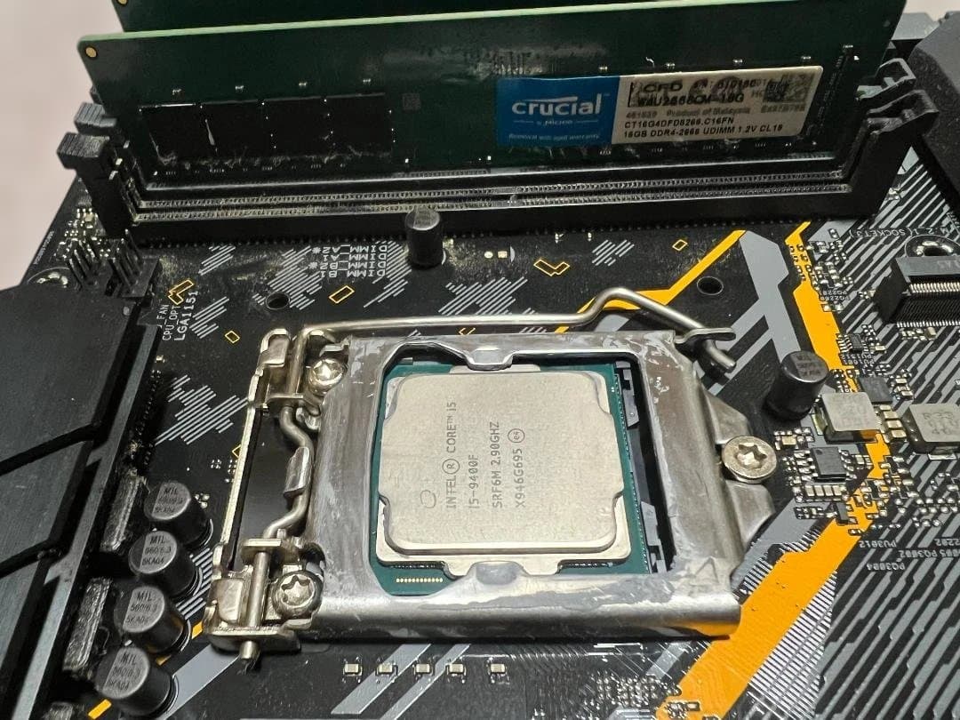 ASUS TUF Z390-PLUS GAMING CPU i5 9400付き