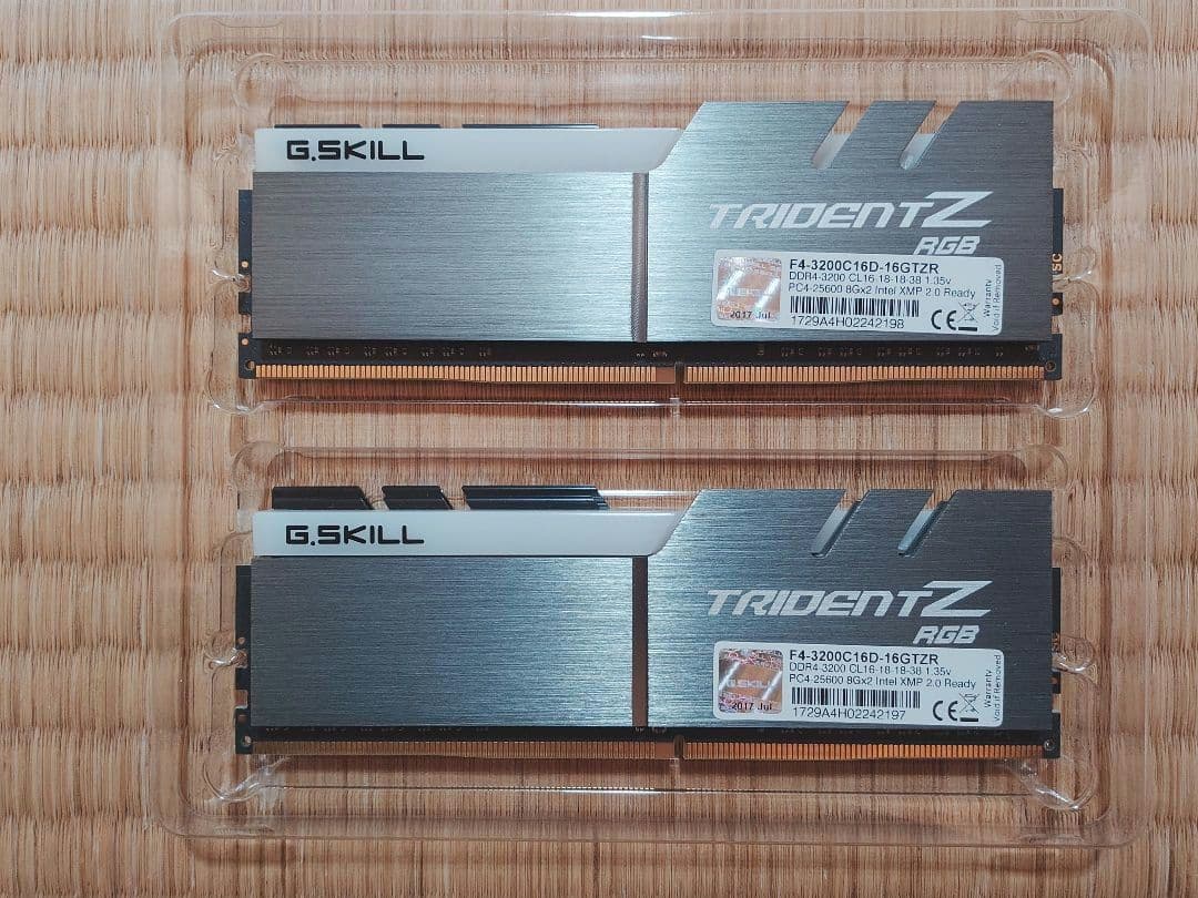 G.SKILL Trident Z RGB DDR4-3200 16G_8G×2