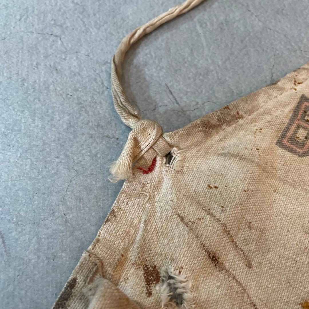 50s〜　染み込み　ワークエプロン　ビンテージ　apron vintage