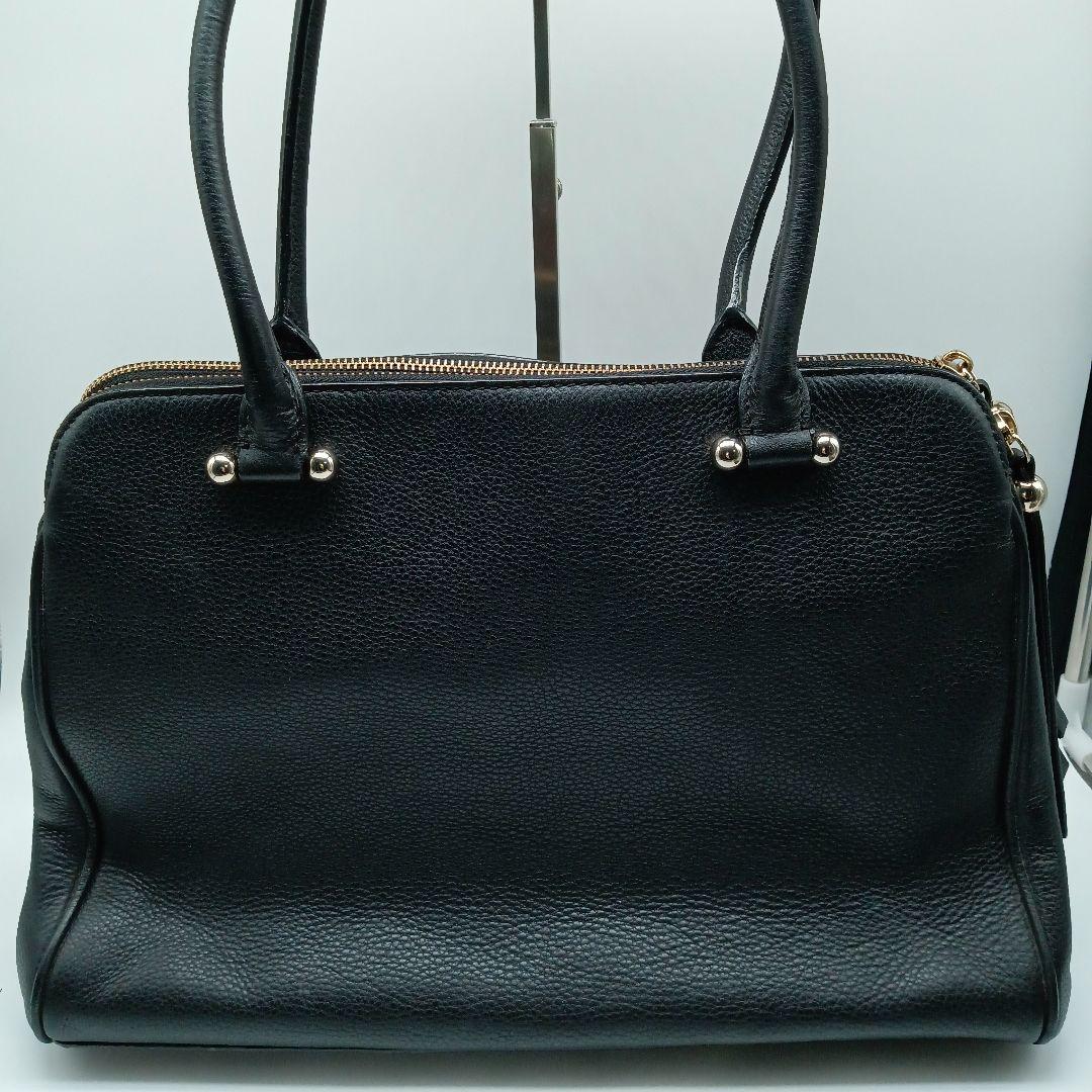 ケイトスペード　ビジネスバッグ　トップバッグ　ハンドバッグ　A4収納可　黒レザー