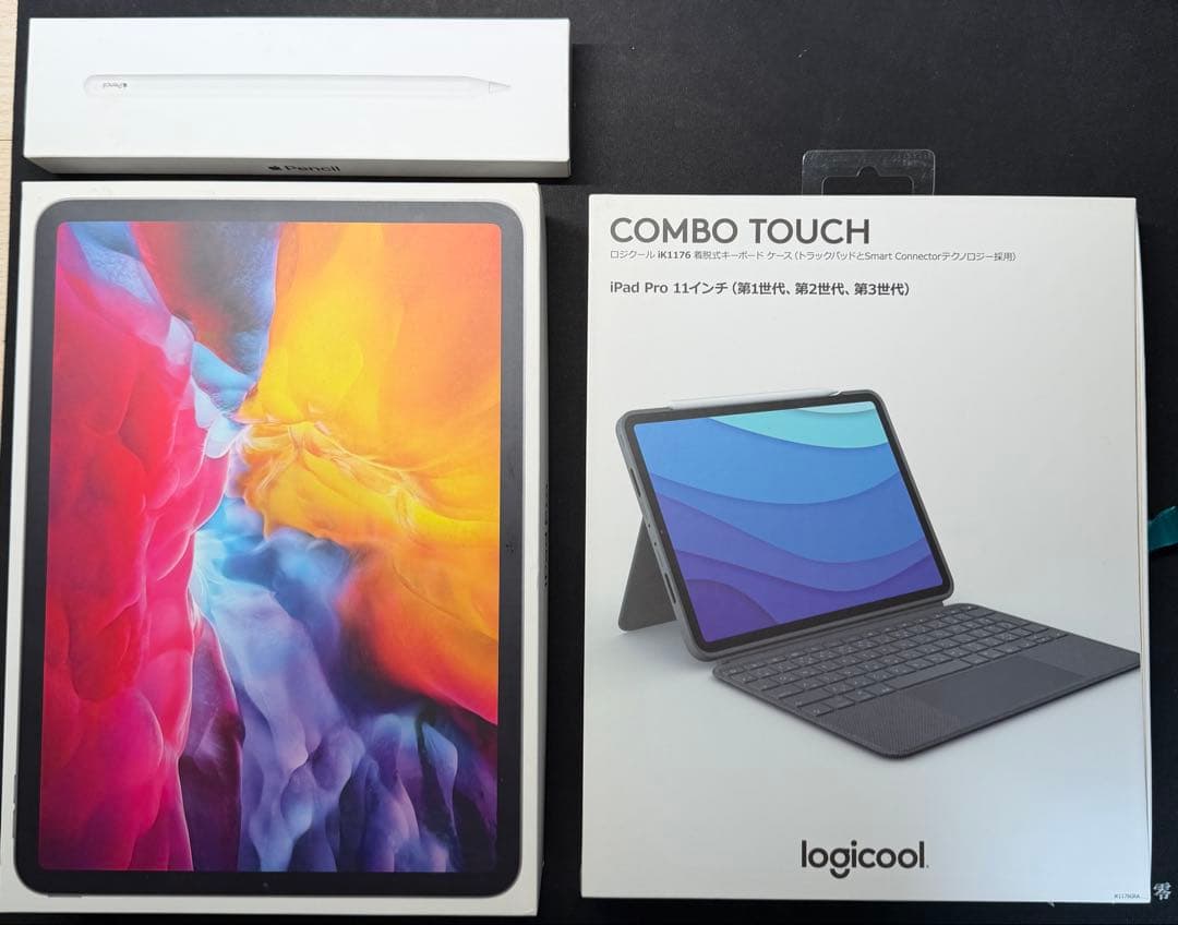 iPad本体 iPad Pro+Apple Pencil+logi combo touch