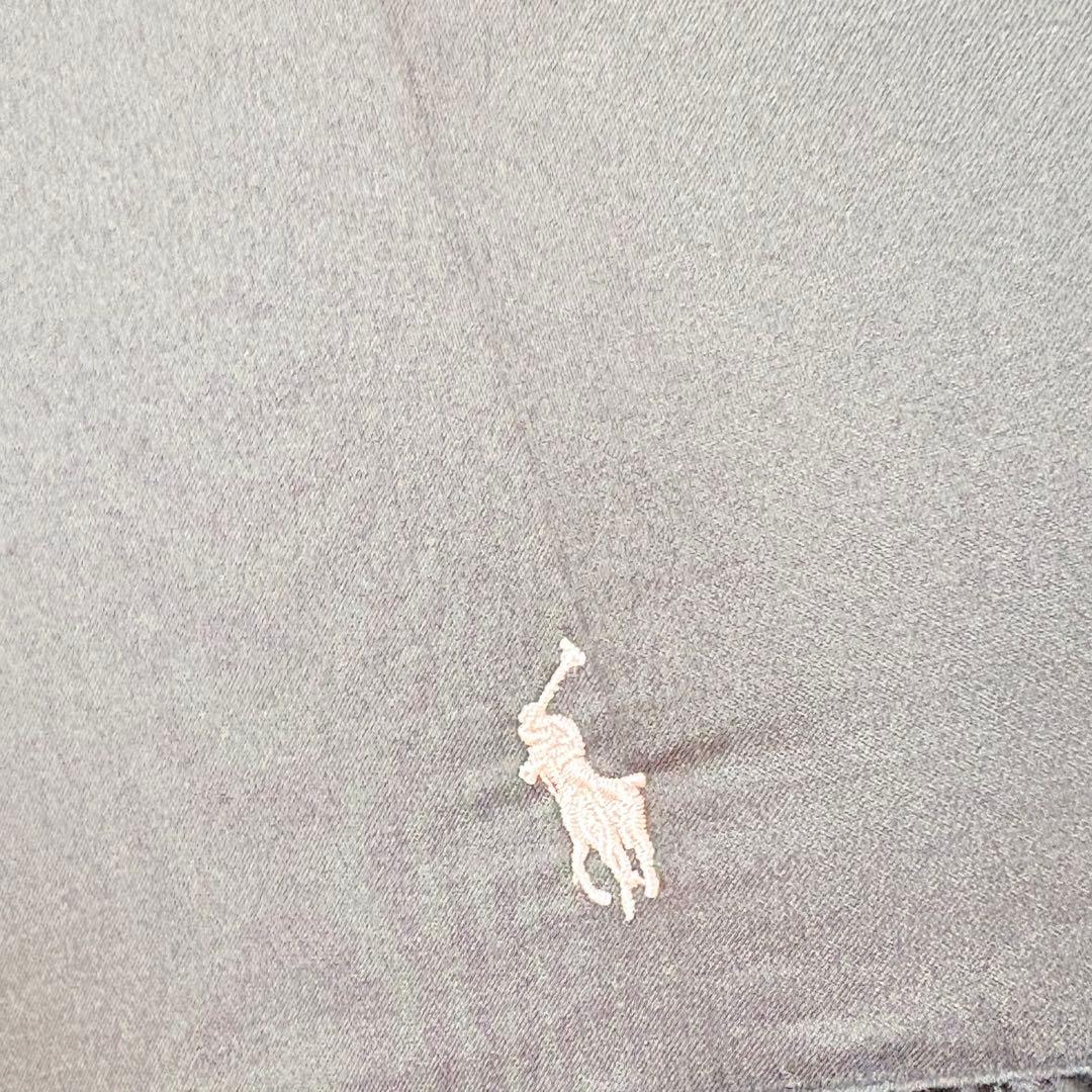 美品　ポロラルフローレン　晴雨兼用UV傘　フリル　ブラック　小傘