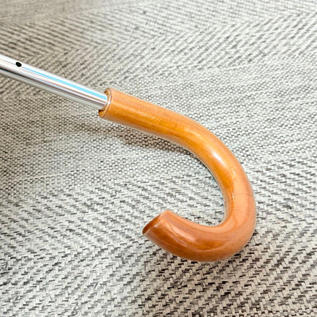 美品　ポロラルフローレン　晴雨兼用UV傘　フリル　ブラック　小傘