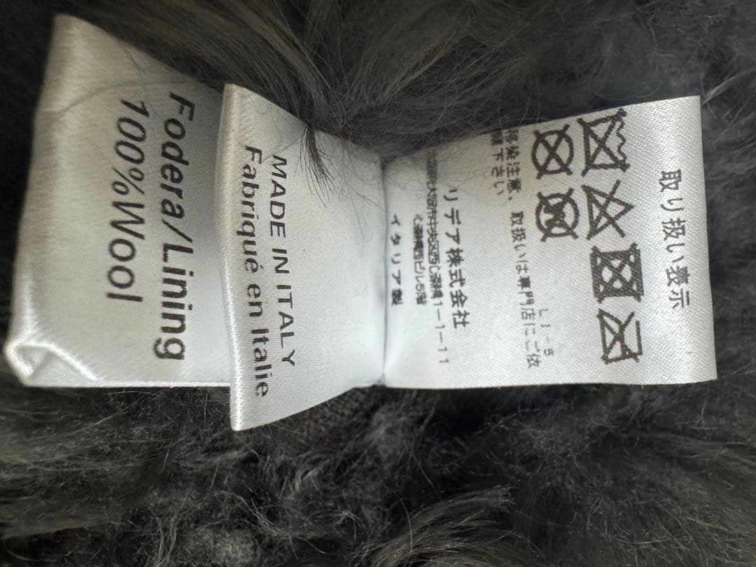 ジレ　ベスト　ファー　manzoni24 ハンガー付き