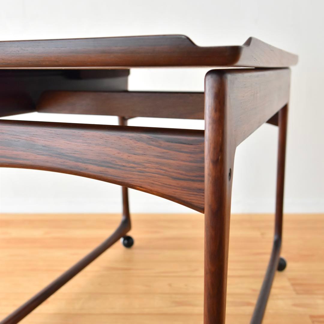 デンマーク Jens.Ingvard  ティーカート　ローズウッド