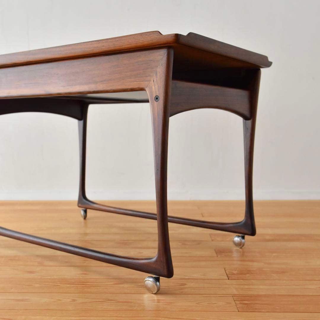 デンマーク Jens.Ingvard  ティーカート　ローズウッド