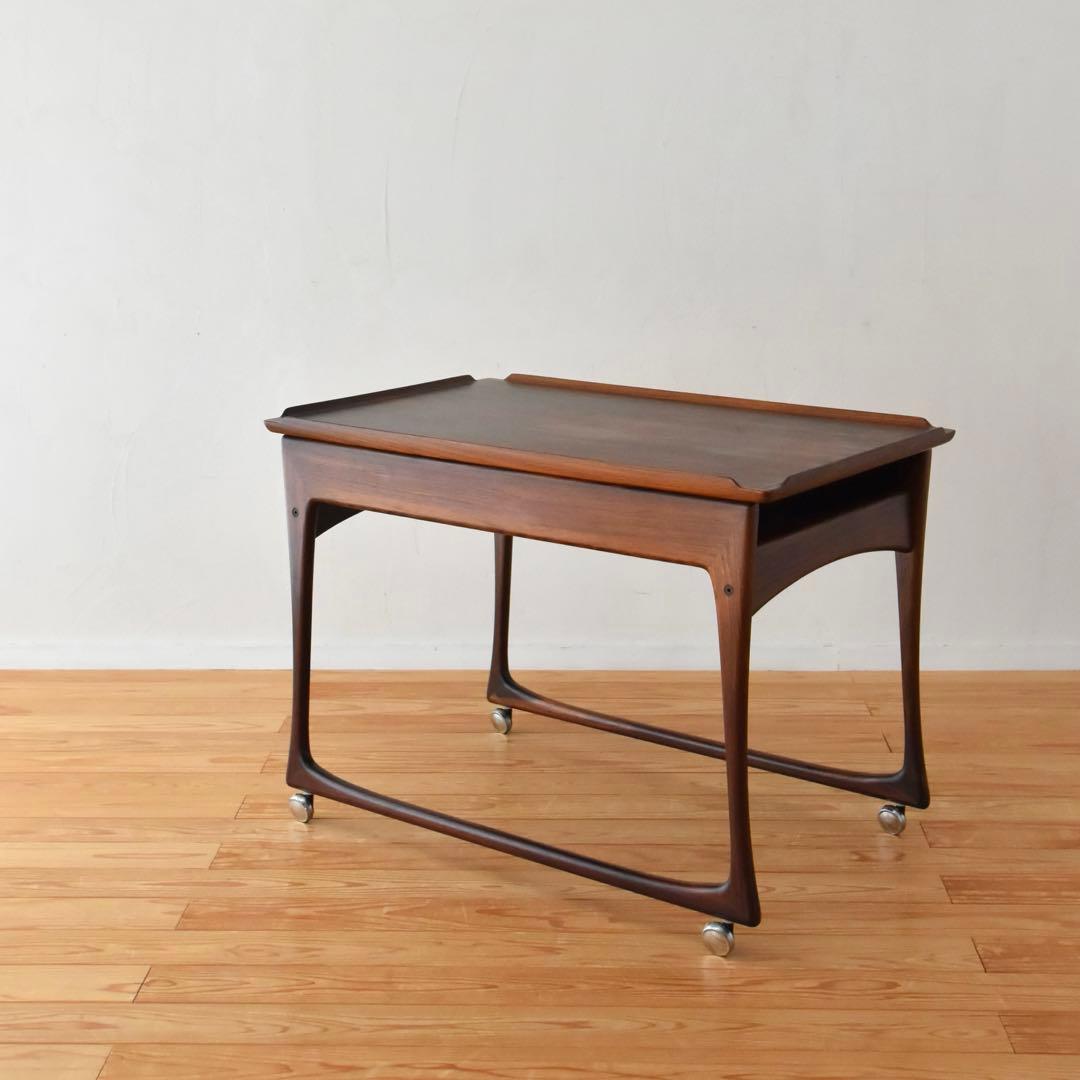 デンマーク Jens.Ingvard  ティーカート　ローズウッド