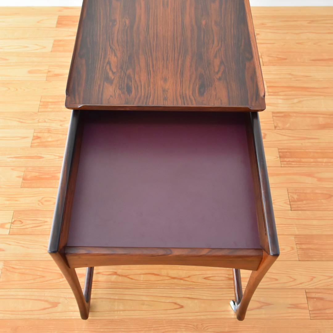 デンマーク Jens.Ingvard  ティーカート　ローズウッド