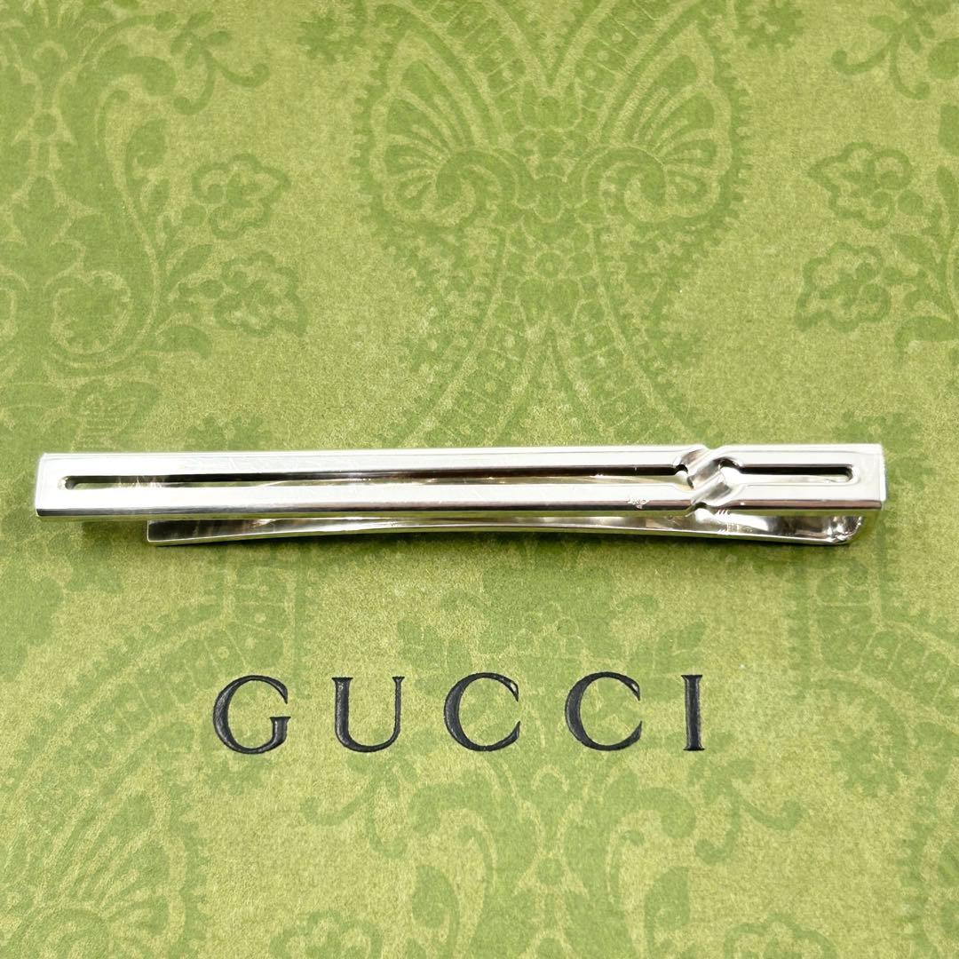 美品✨　グッチ　GUCCI ネクタイピン　インフィニティ　シルバー　Ag925