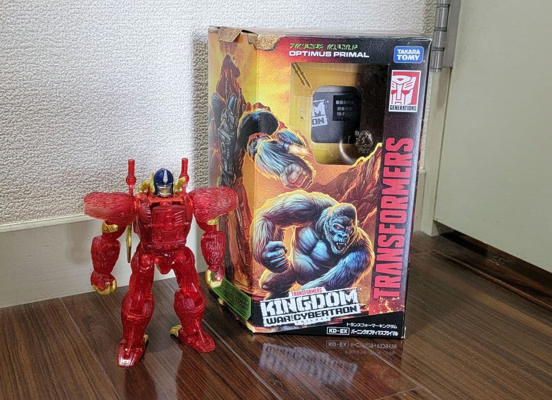 開封品 トランスフォーマー KD-EX バーニングオプティマスプライマル