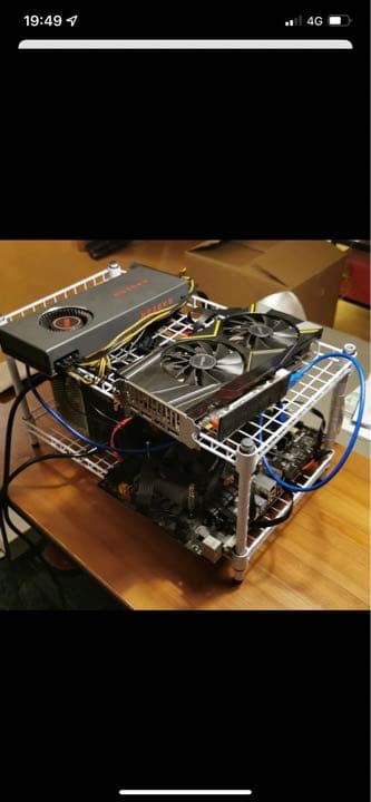 マイニングリグ　rx5700 rx5700xt　TB250-BTC+