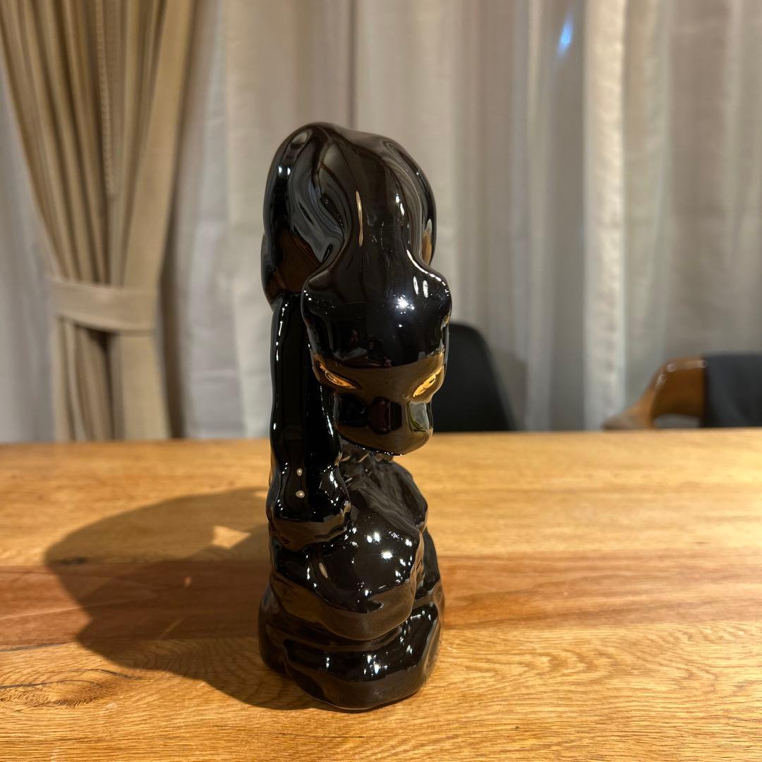 専用）★セラミック★黒豹★置物★ブラックパンサー★工芸品★インテリアヴィンテージ