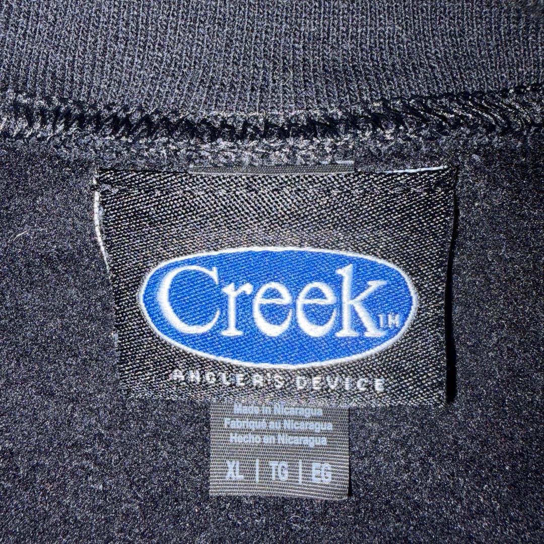 creek xl スウェット　黒
