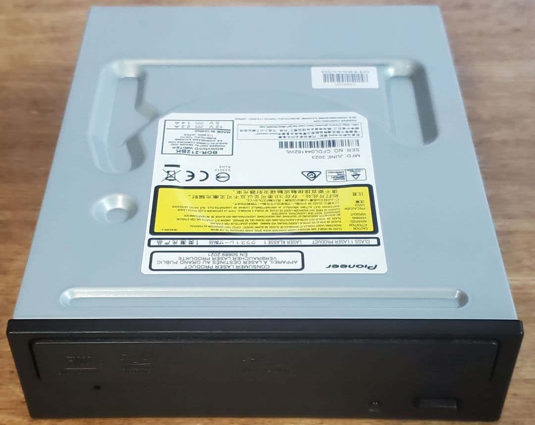 Pioneer BDR-212BK 内蔵ブルーレイディスクドライブ