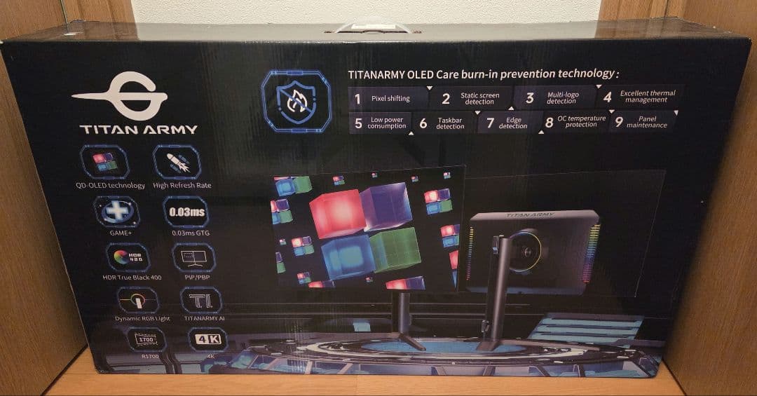 新品未開封 32型 4K有機EL 240Hz G32T9W Titan Army