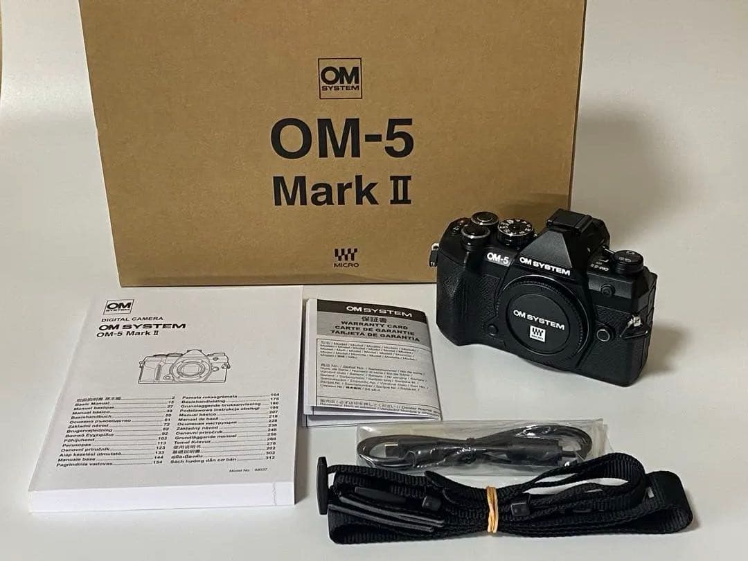 【美品】OM SYSTEM OM-5 Mark II ブラック