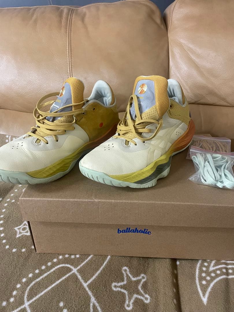 ballaholic バスケットボールシューズ クリーム/イエロー　27cm
