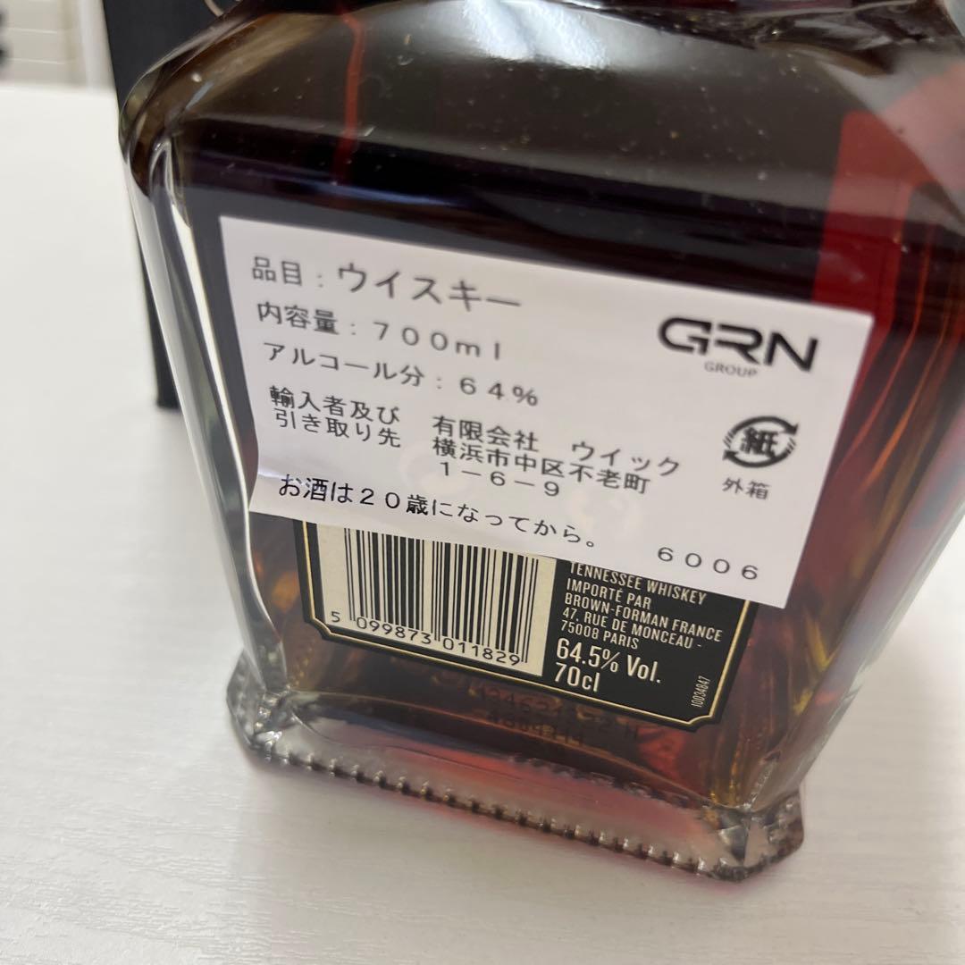 ジャックダニエル　シングルバレル　バーボン　64.5度