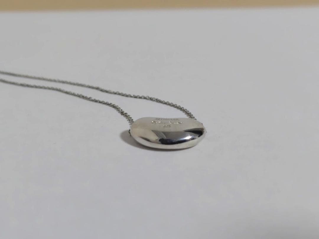 TIFFANY シルバー ビーン型 ティファニー ネックレス 美品