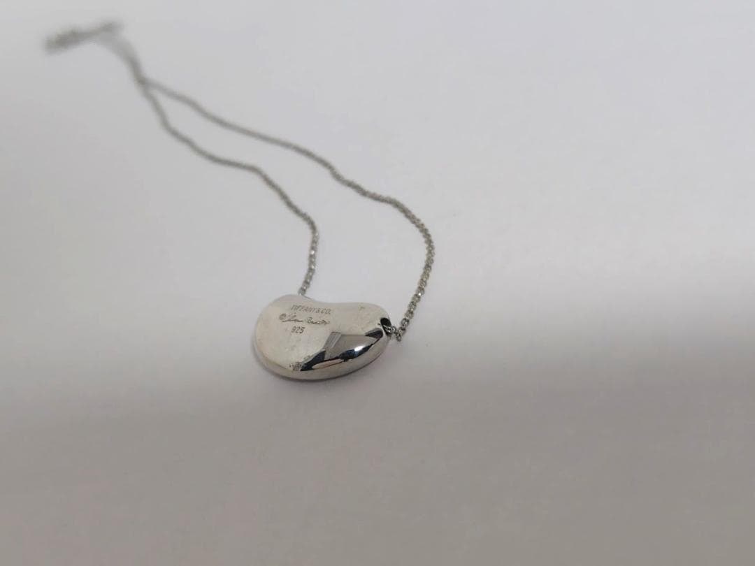 TIFFANY シルバー ビーン型 ティファニー ネックレス 美品