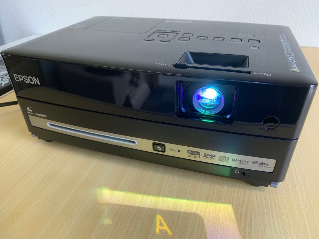 【ランプ点灯時間 104H】EPSON プロジェクター EH-DM3リモコン