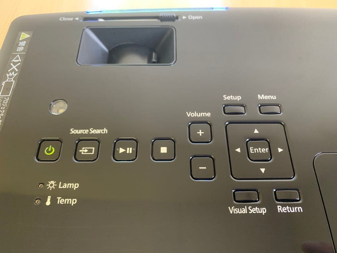 【ランプ点灯時間 104H】EPSON プロジェクター EH-DM3リモコン