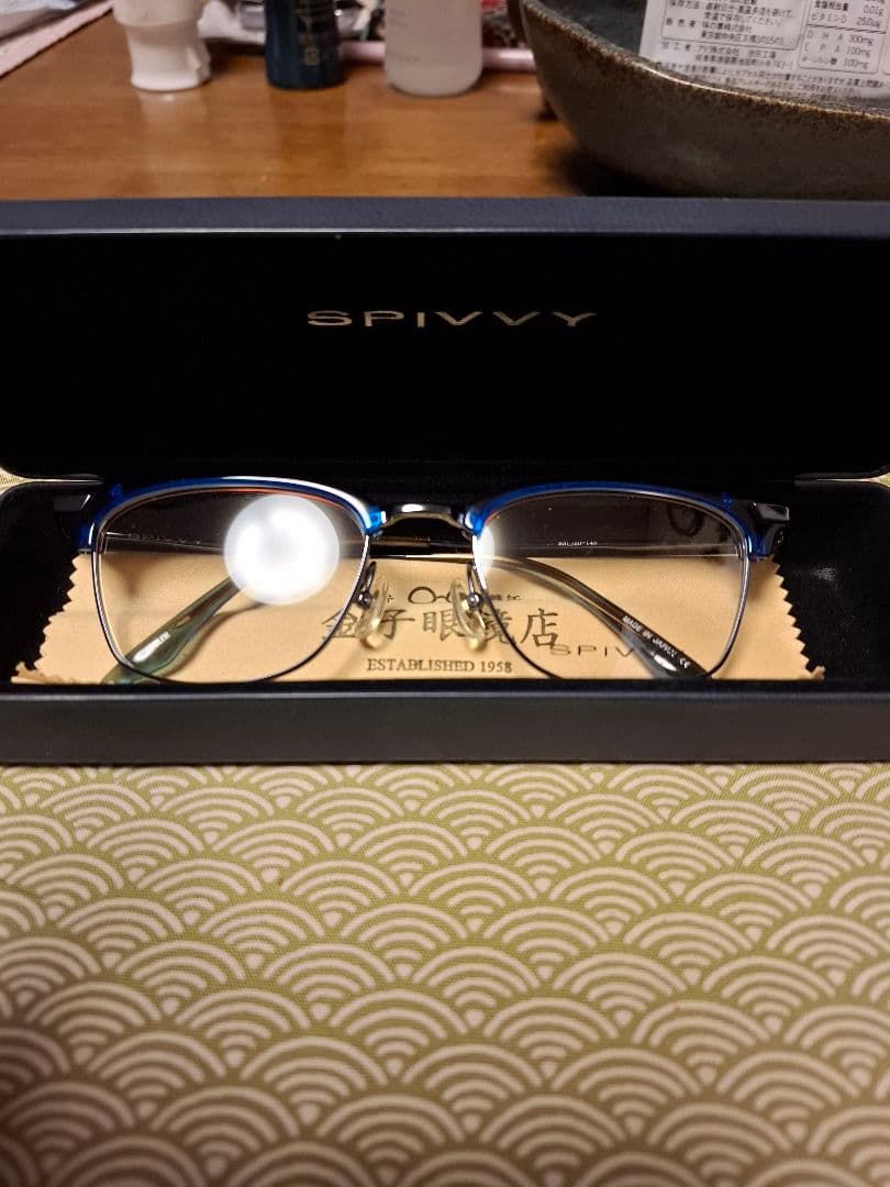 新品　金子眼鏡 kaneko optical 　SPIVVY 青いフレーム