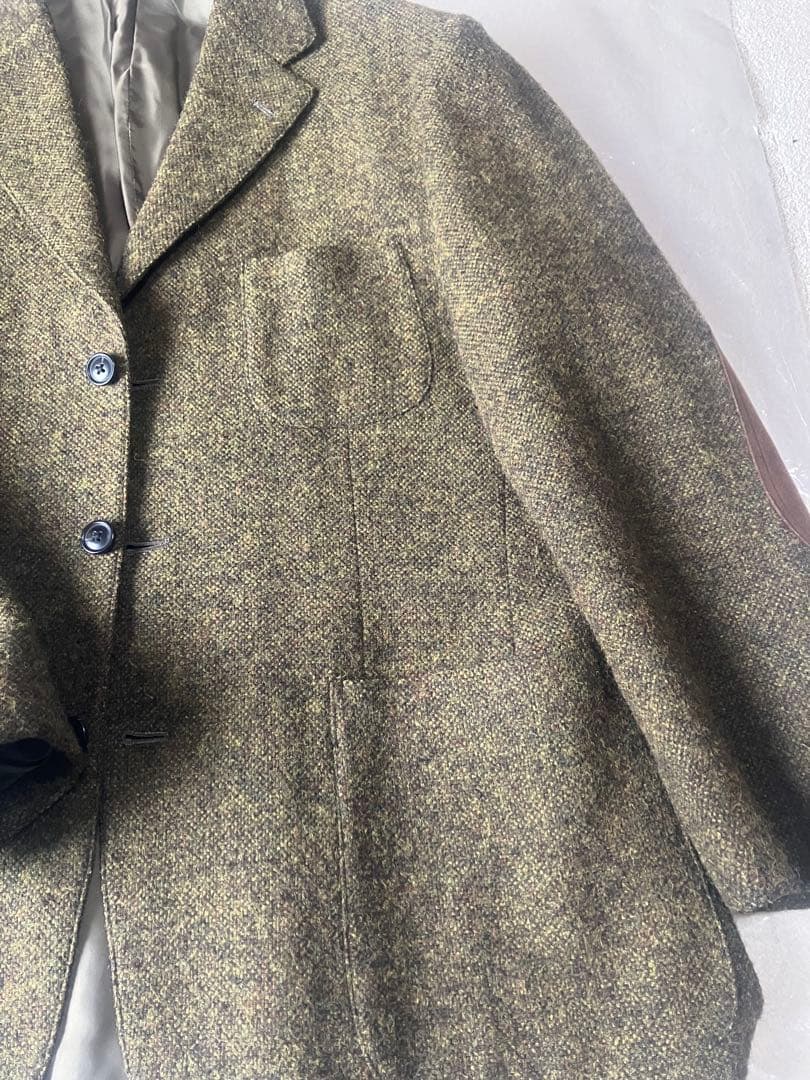 jpress シェットランドツイードジャケット　サイズL