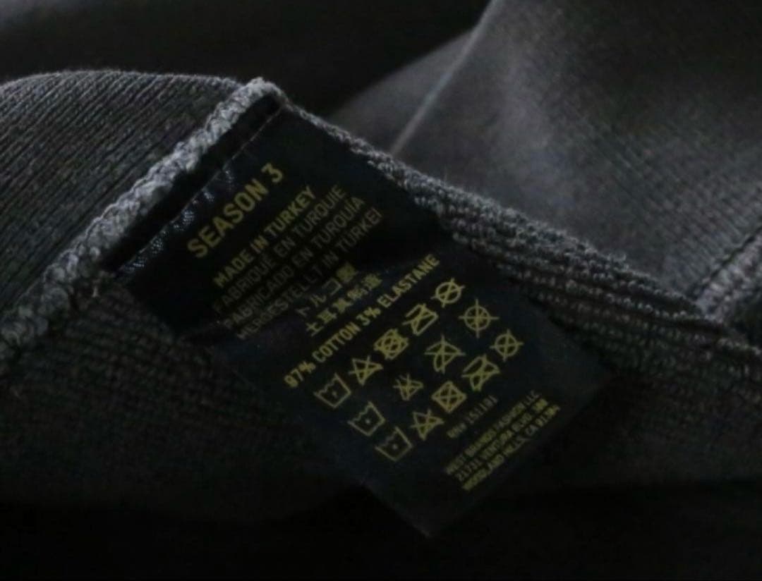 YEEZY SEASON3 ダメージ加工 スウェット トレーナー