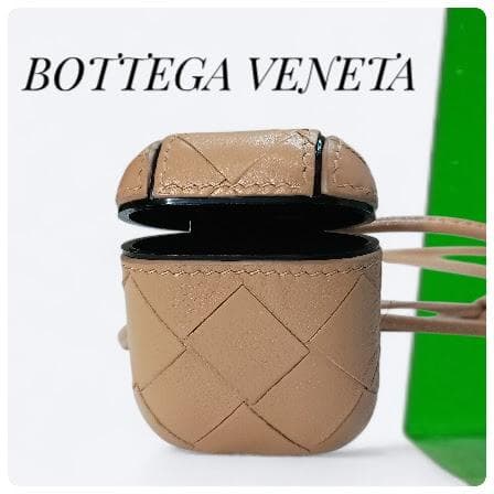 BOTTEGA VENETA 本革イントレ AirPodsケース ベージュ