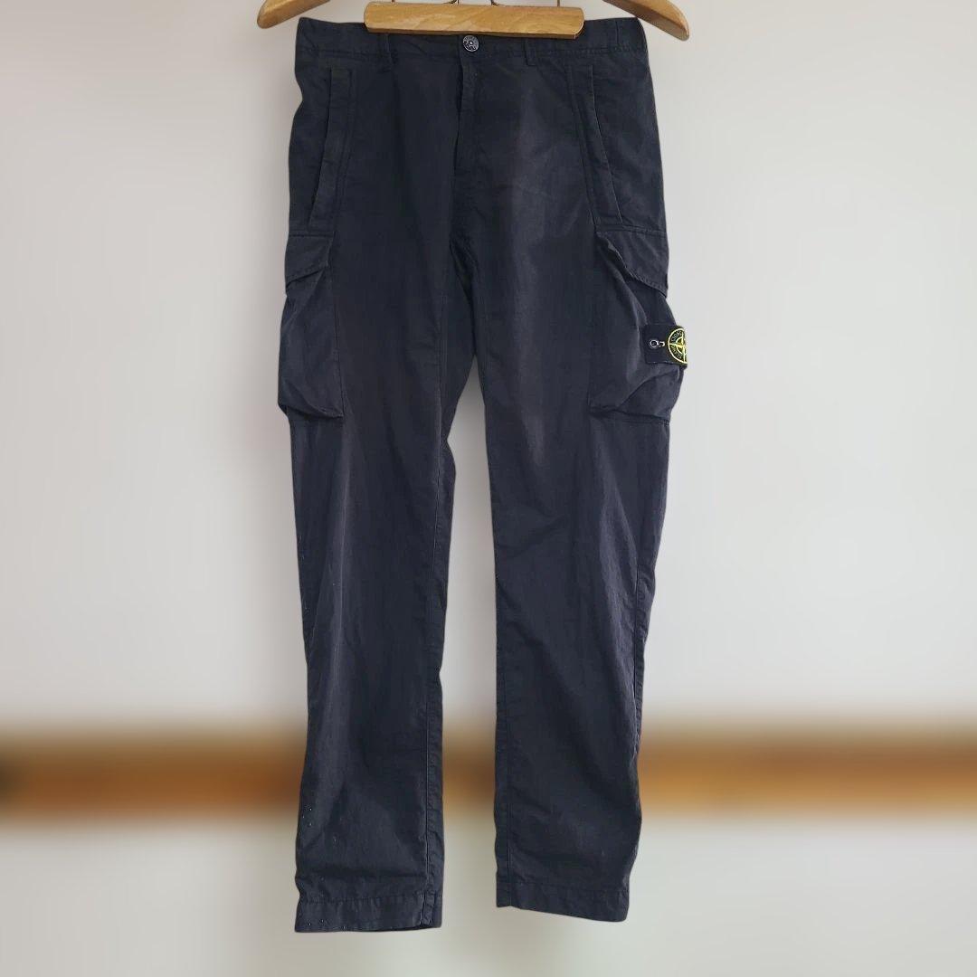 ストーンアイランド stone カーゴパンツ W30 ブラック
