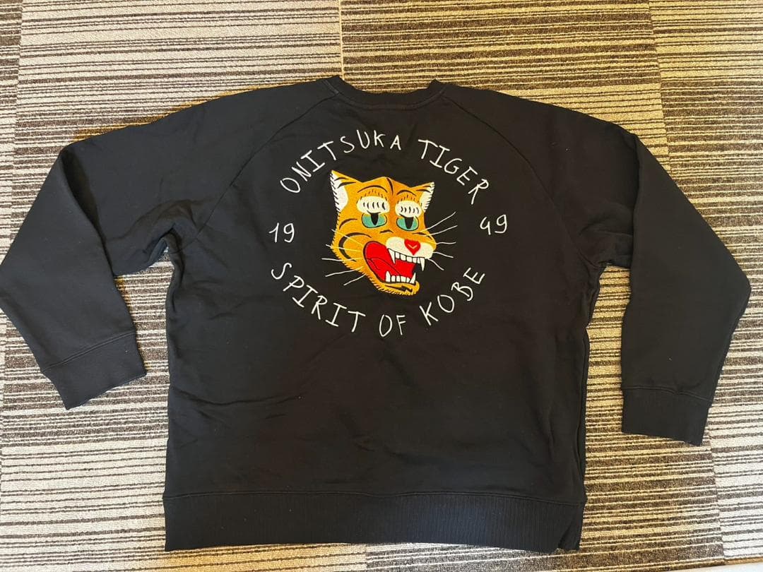 オニヅカタイガー　Onitsuka Tiger 猫グラフィック スウェット　XL