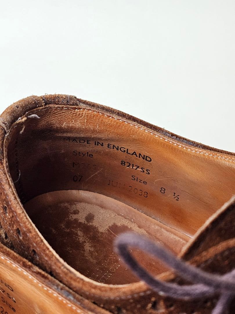 SANDERS サンダース　スエード　UK8.5