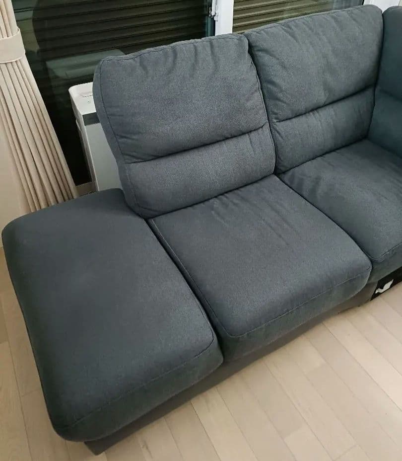 ニトリ L字カウチソファ 3〜4人掛け　NITORI　ソファー　コーナー　①のみ