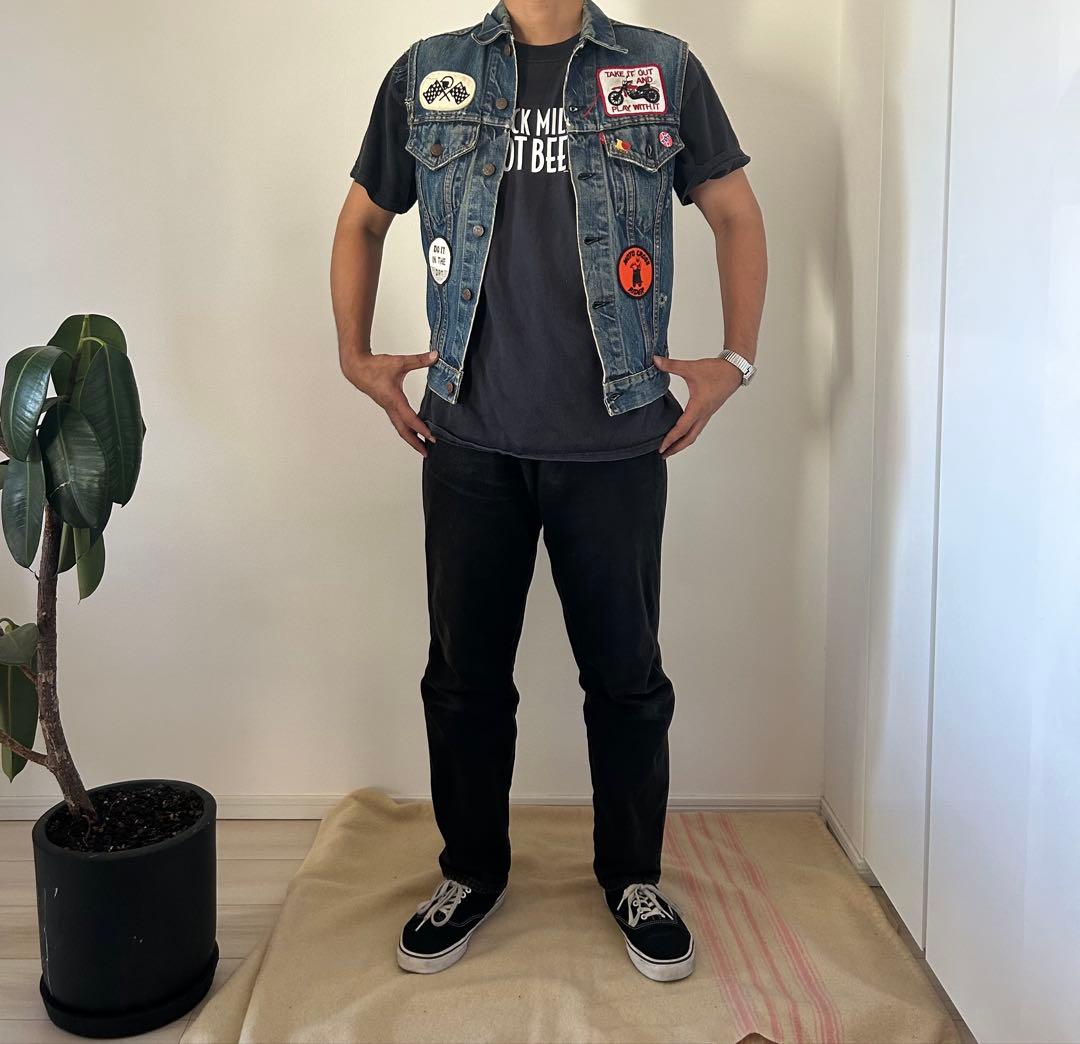 60-70s LEVI'S 70505 bigE カットオフ モトクロス 雰囲気
