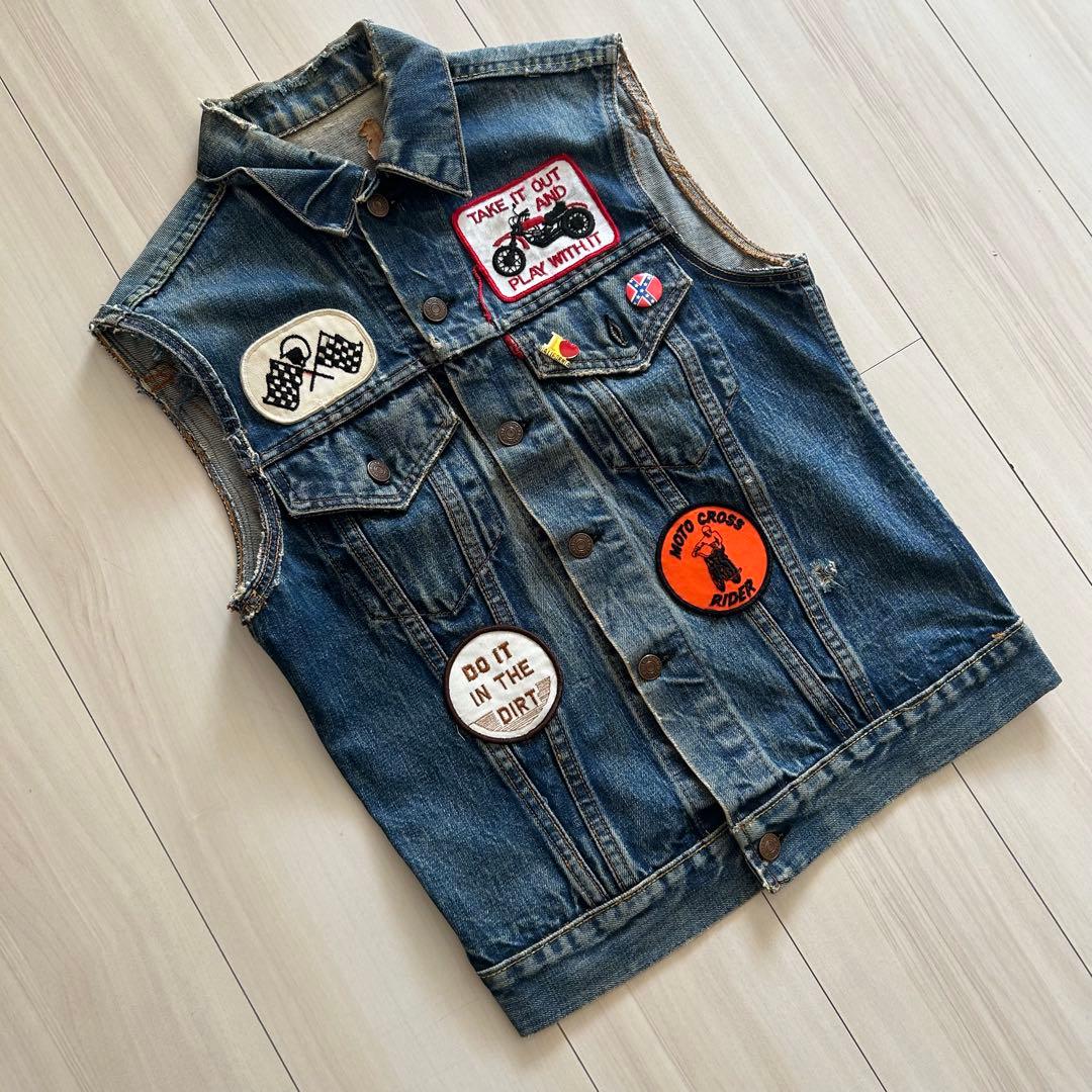 60-70s LEVI'S 70505 bigE カットオフ モトクロス 雰囲気