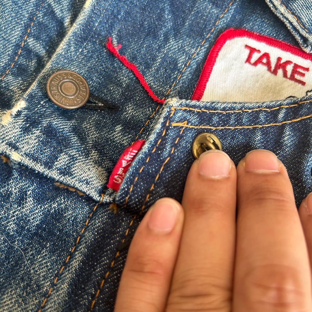 60-70s LEVI'S 70505 bigE カットオフ モトクロス 雰囲気