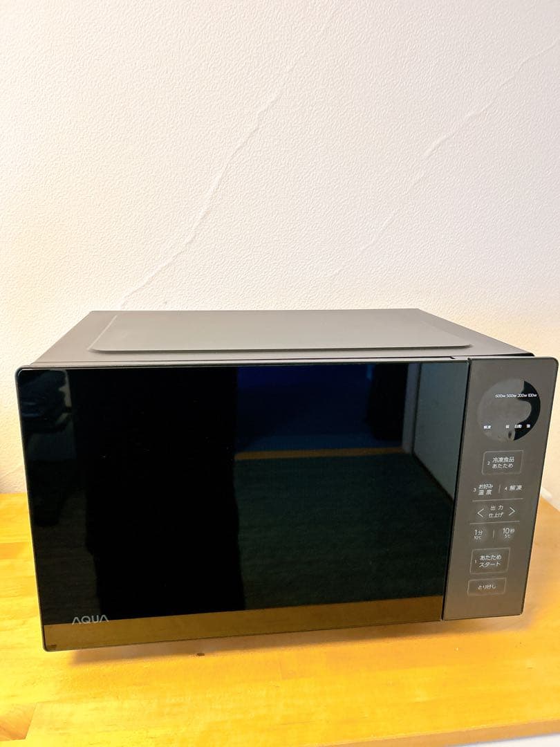 2025年製　極美品 AQUA 電子レンジ AQM-KF20P(K) 20L