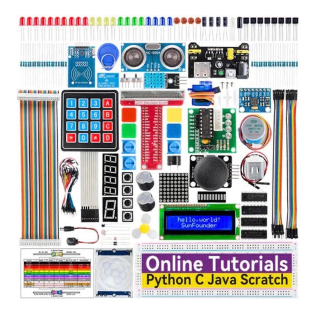 新品SunFounder DaVinci Kit for RaspberryPi