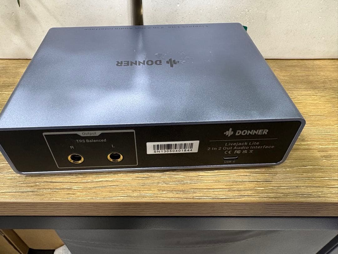DONNER Livejack Lite オーディオインターフェース