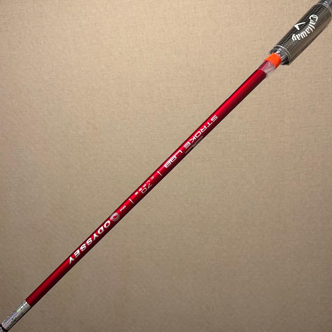 ×3 オデッセイ ストロークラボ レッド ベントネック34インチ用