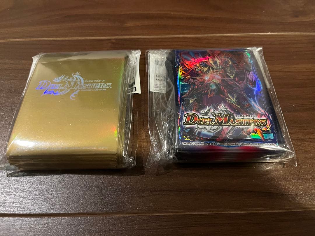 デュエルマスターズ　公式スリーブ サイキック・スヴァ 2008年無地ゴールド