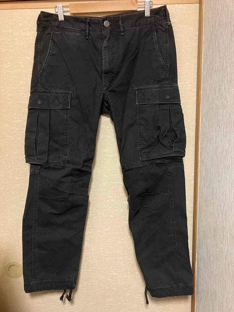 RRL ブラック カーゴパンツ 32x32