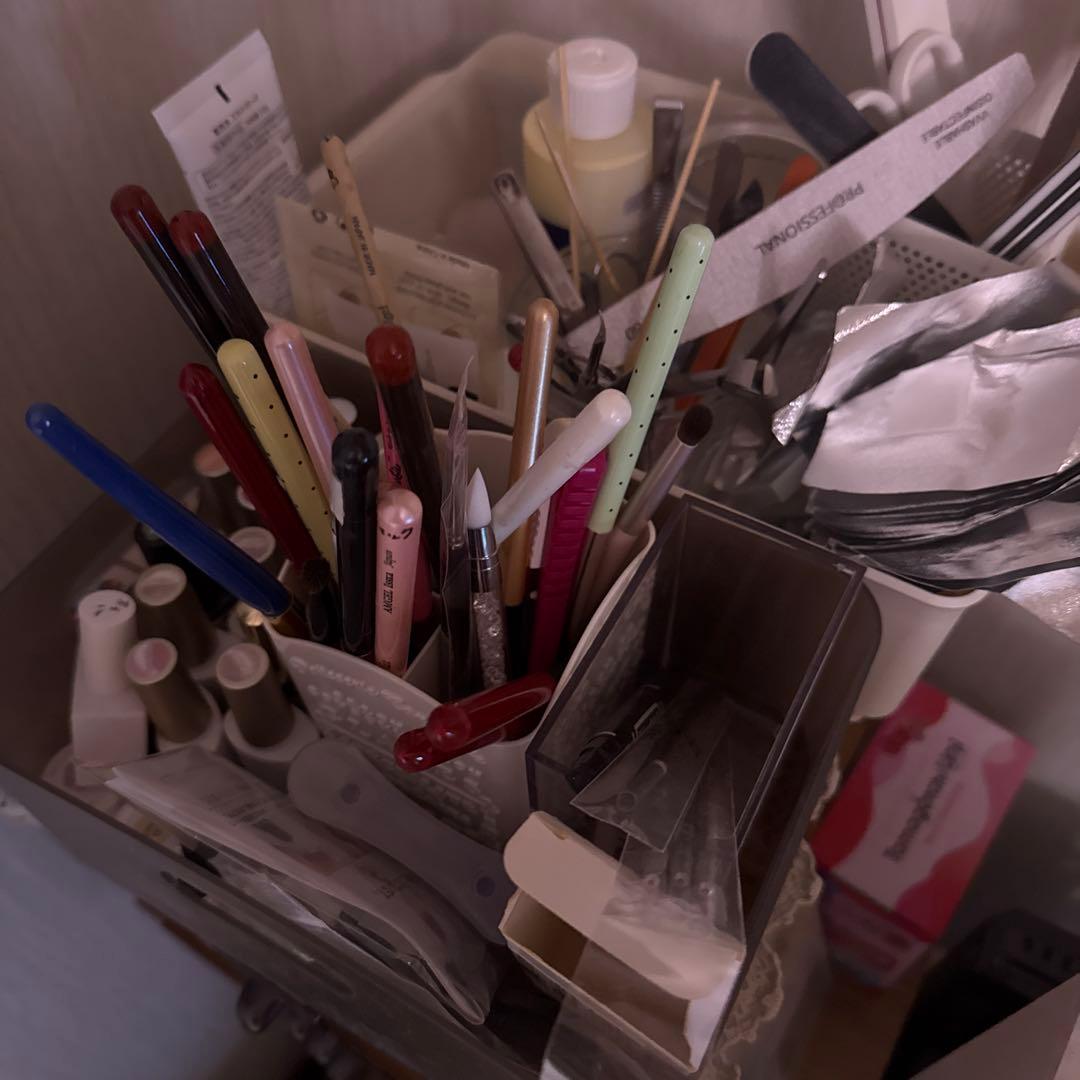 専用ネイルアート用品セット（グリッター・ストーン・ジェル）