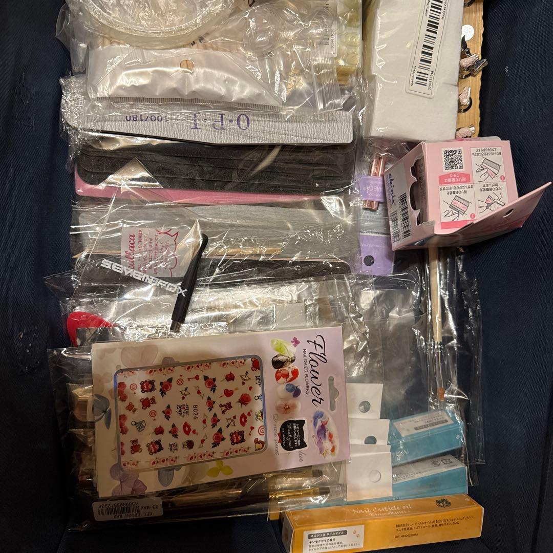 専用ネイルアート用品セット（グリッター・ストーン・ジェル）