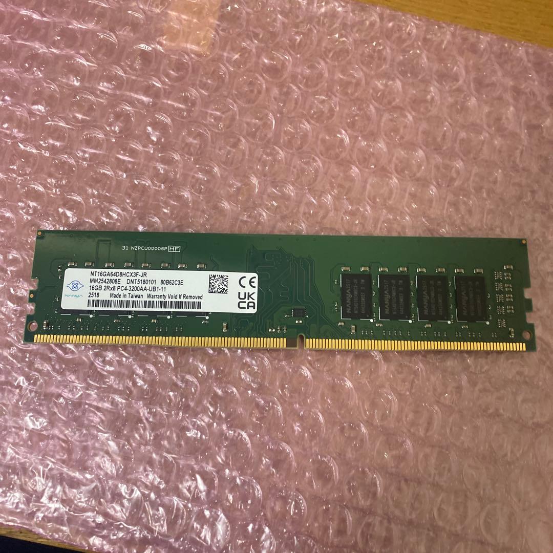 nanya DDR4 16gbメモリ 3200MHz