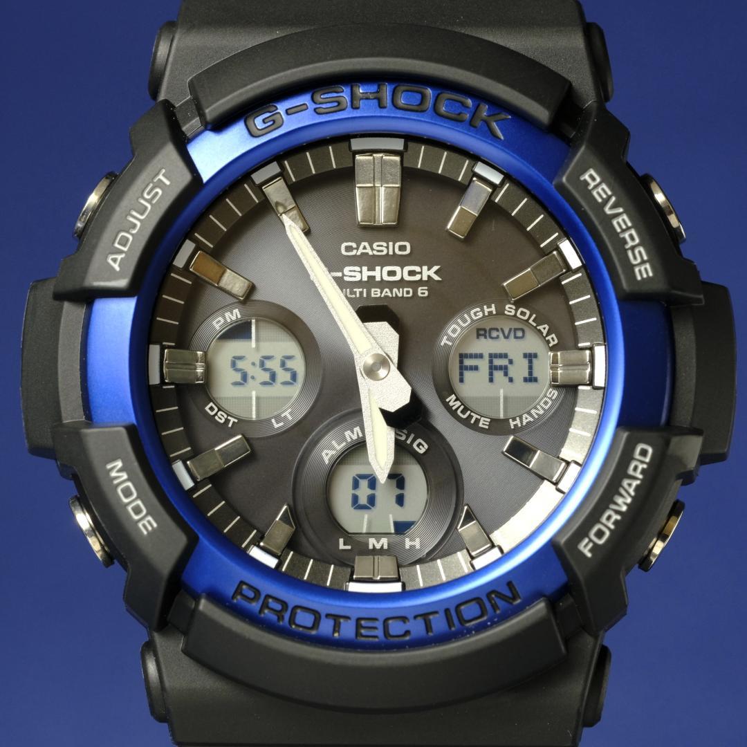 【綺麗】G-SHOCK GAW-100B 電波ソーラー／ビッグケース (114)