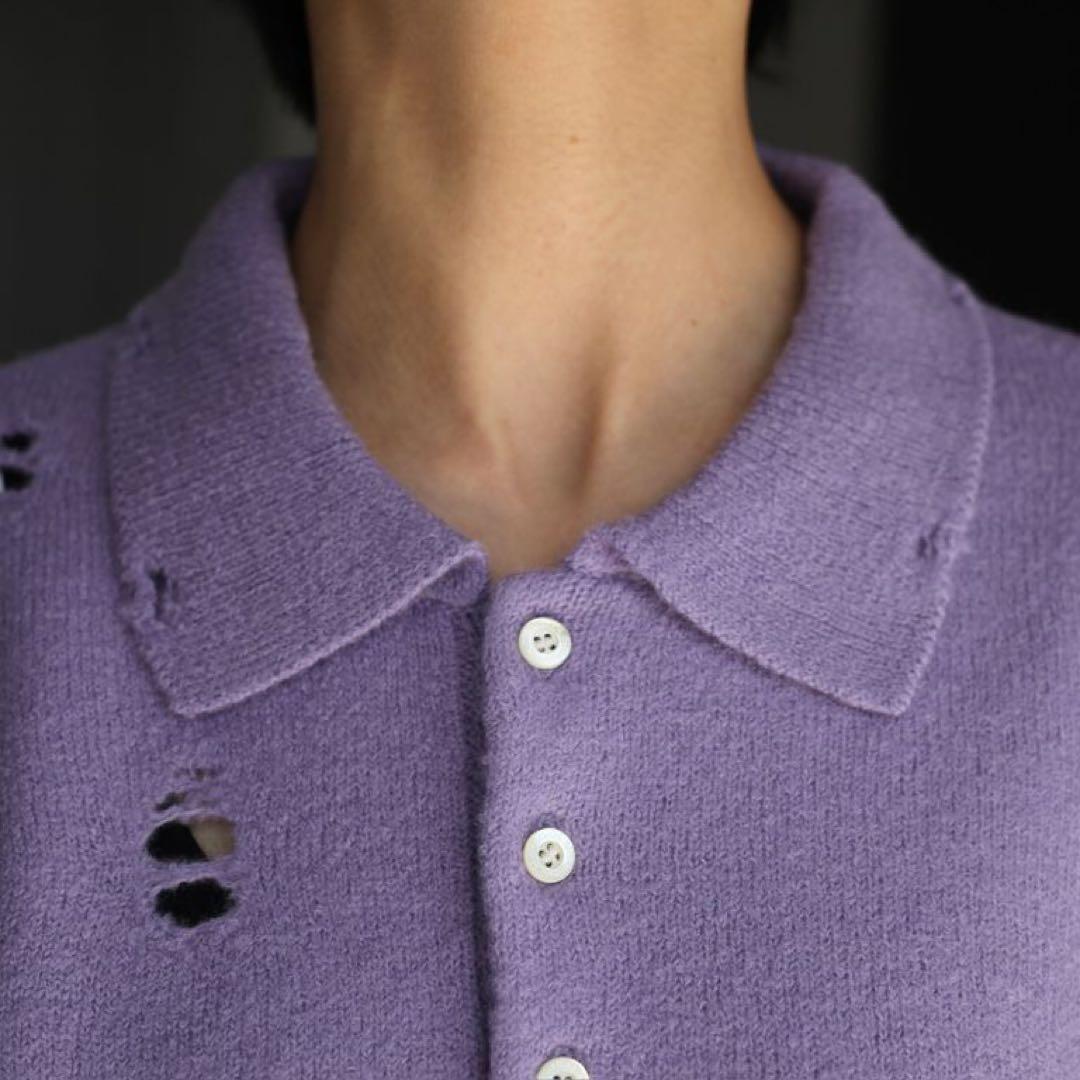 DAIRIKU Dress-Up-Dawn ポロシャツ 紫