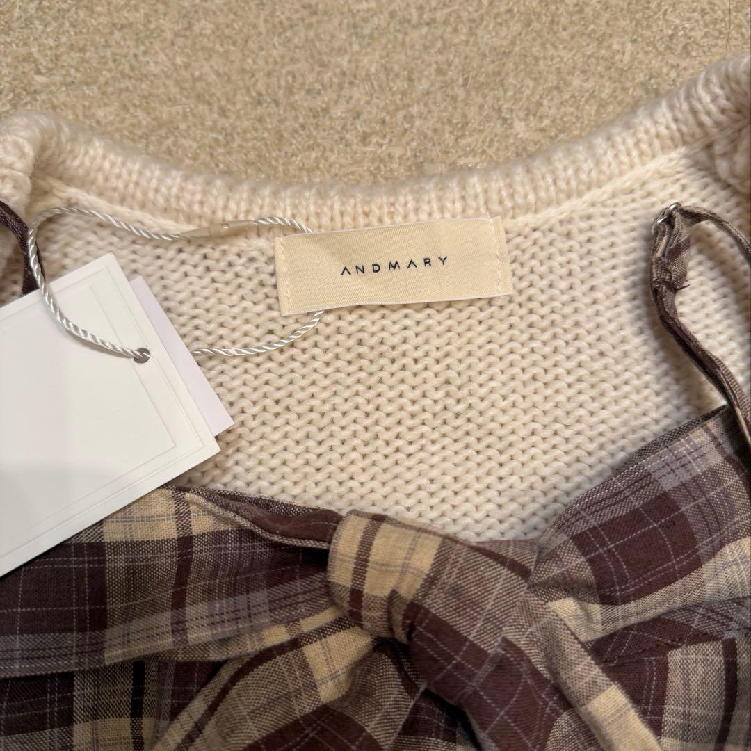 トップス andmary Tyla ribbon set tops