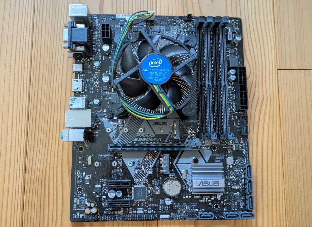 ASUS マザーボード PRIME B360M-A CPU付